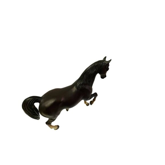 Vintage Breyer Dark Brown Horse Animal Figure Plastic Stallon Mare Saddlebred Cl - Picture 10 of 13